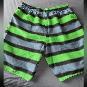 Mens Green Nike Swim Shorts / Trunks Size Large
